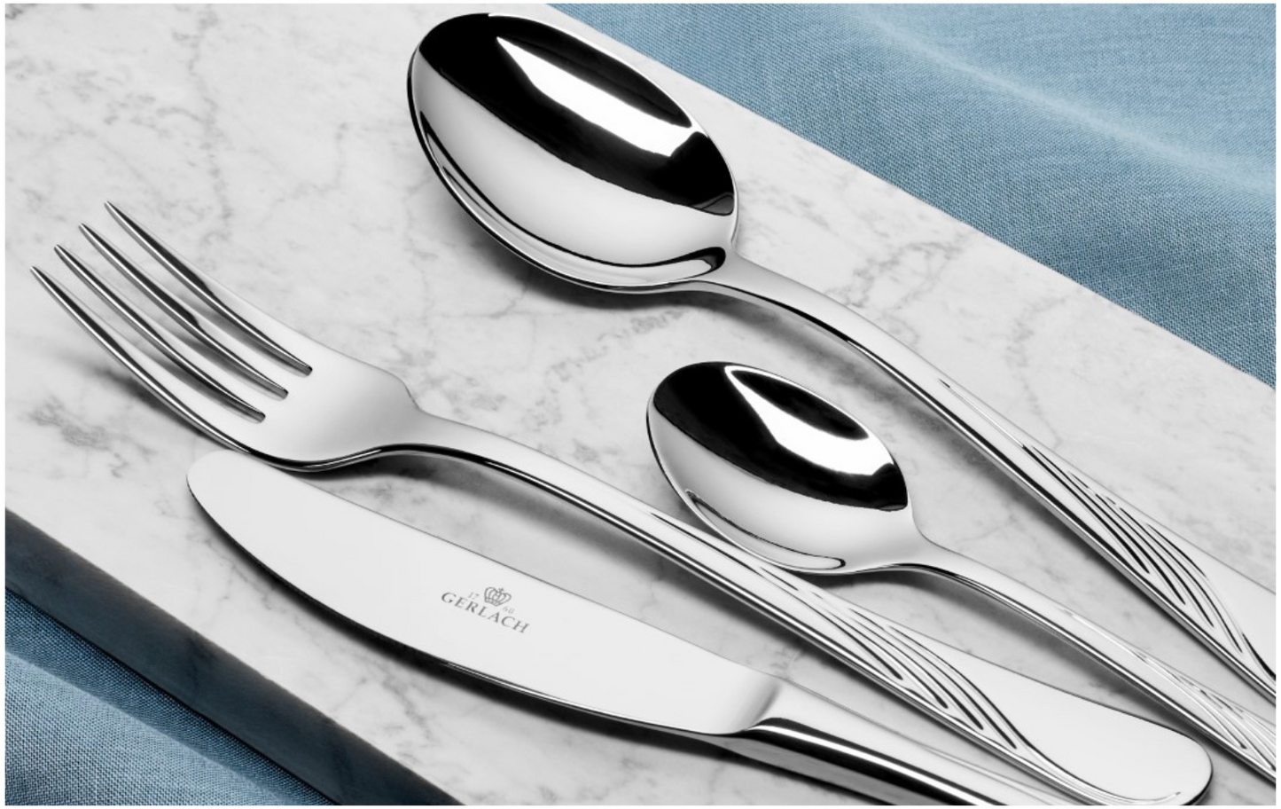 68-piece cutlery set CELESTIA shiny + suitcase
