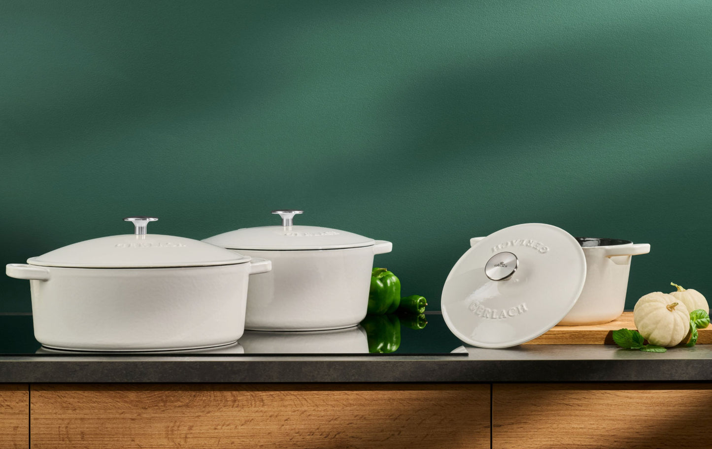 Cast Iron Casserole 5.5 L NATUR IRON