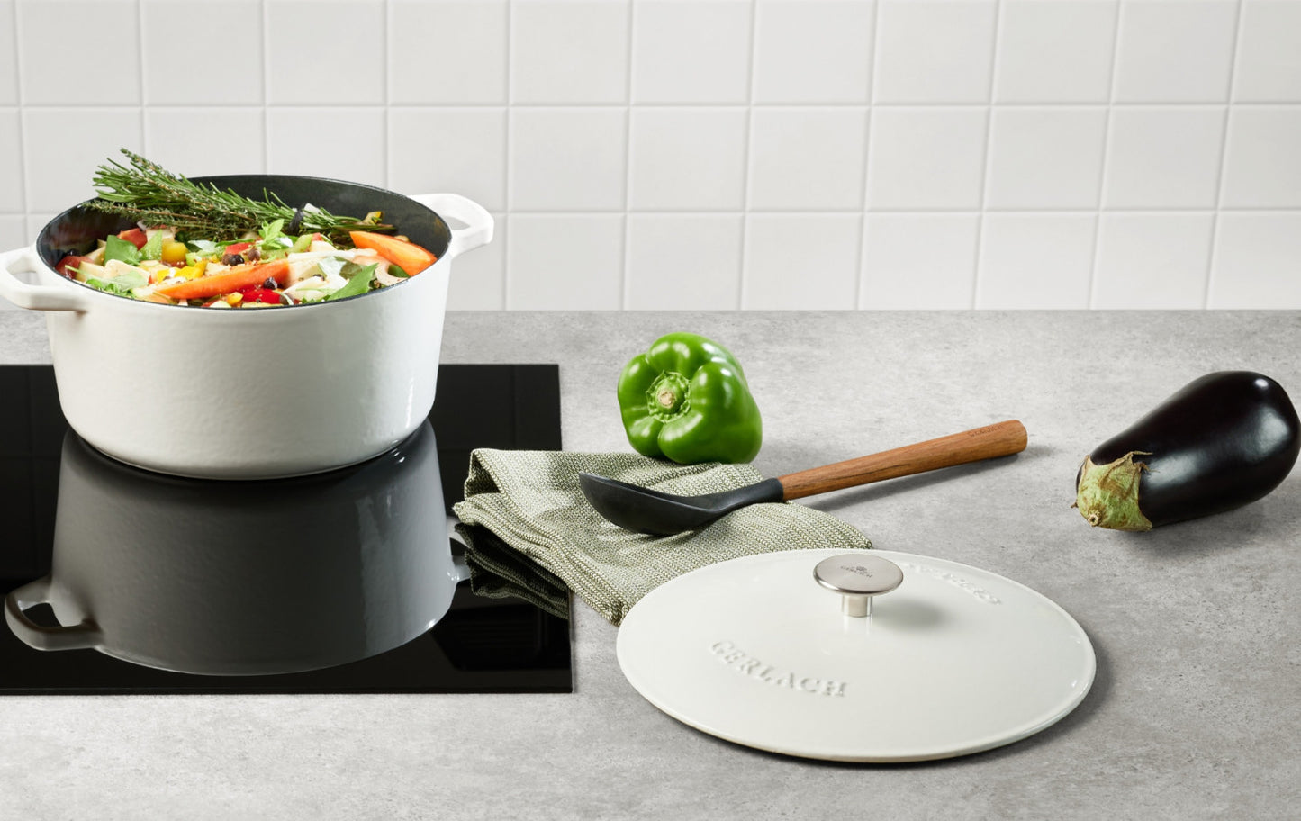 Cast Iron Casserole 5.5 L NATUR IRON
