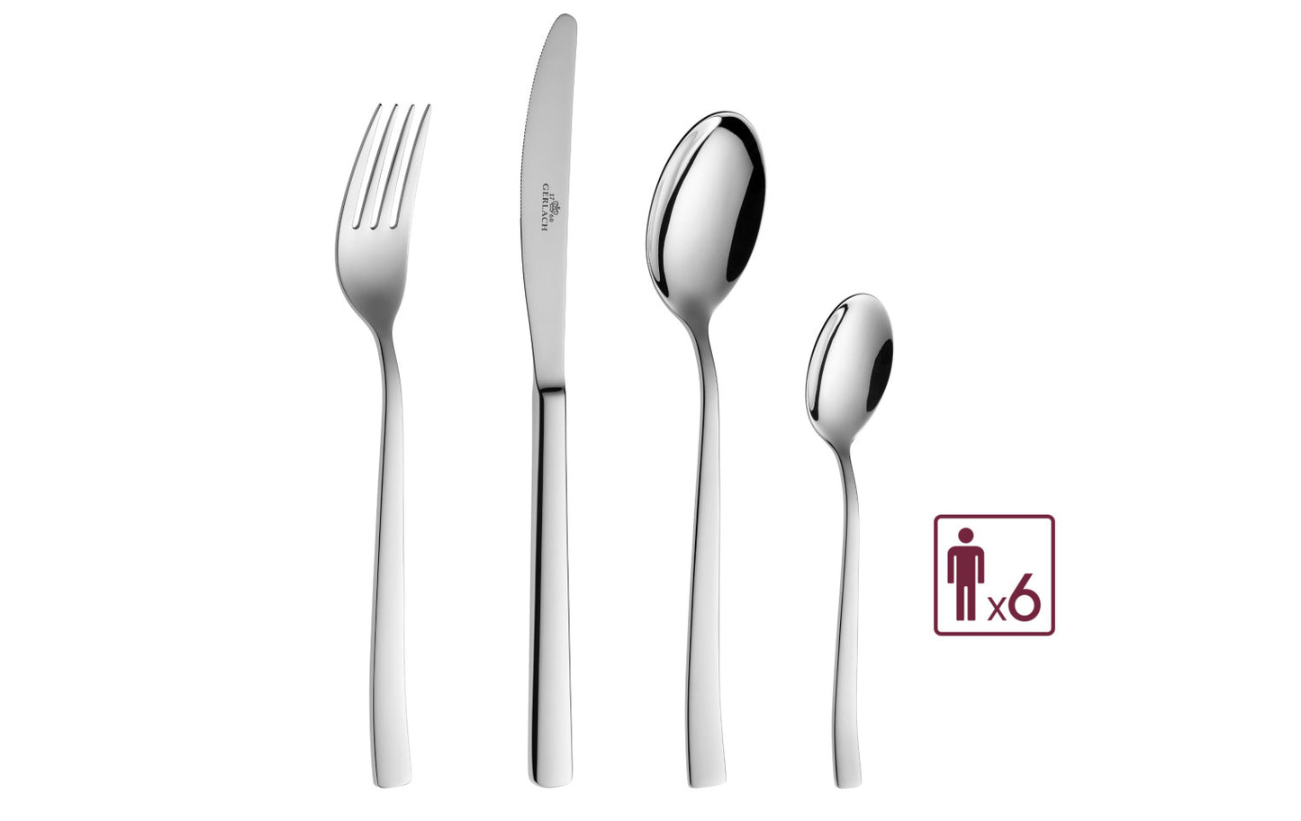 24-piece cutlery set gloss ONDA