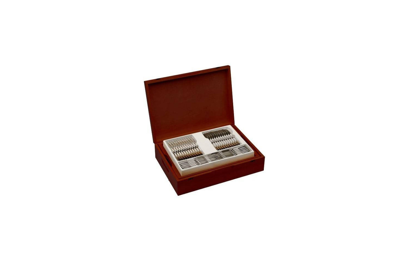 Set of cutlery in a wooden box 68 pcs. gloss RETRO