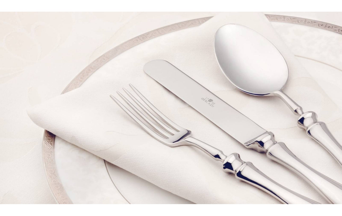 Set of cutlery in a wooden box 68 pcs. gloss RETRO