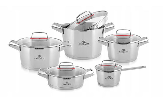 SUPERIOR 5-Piece Pot Set w Lids