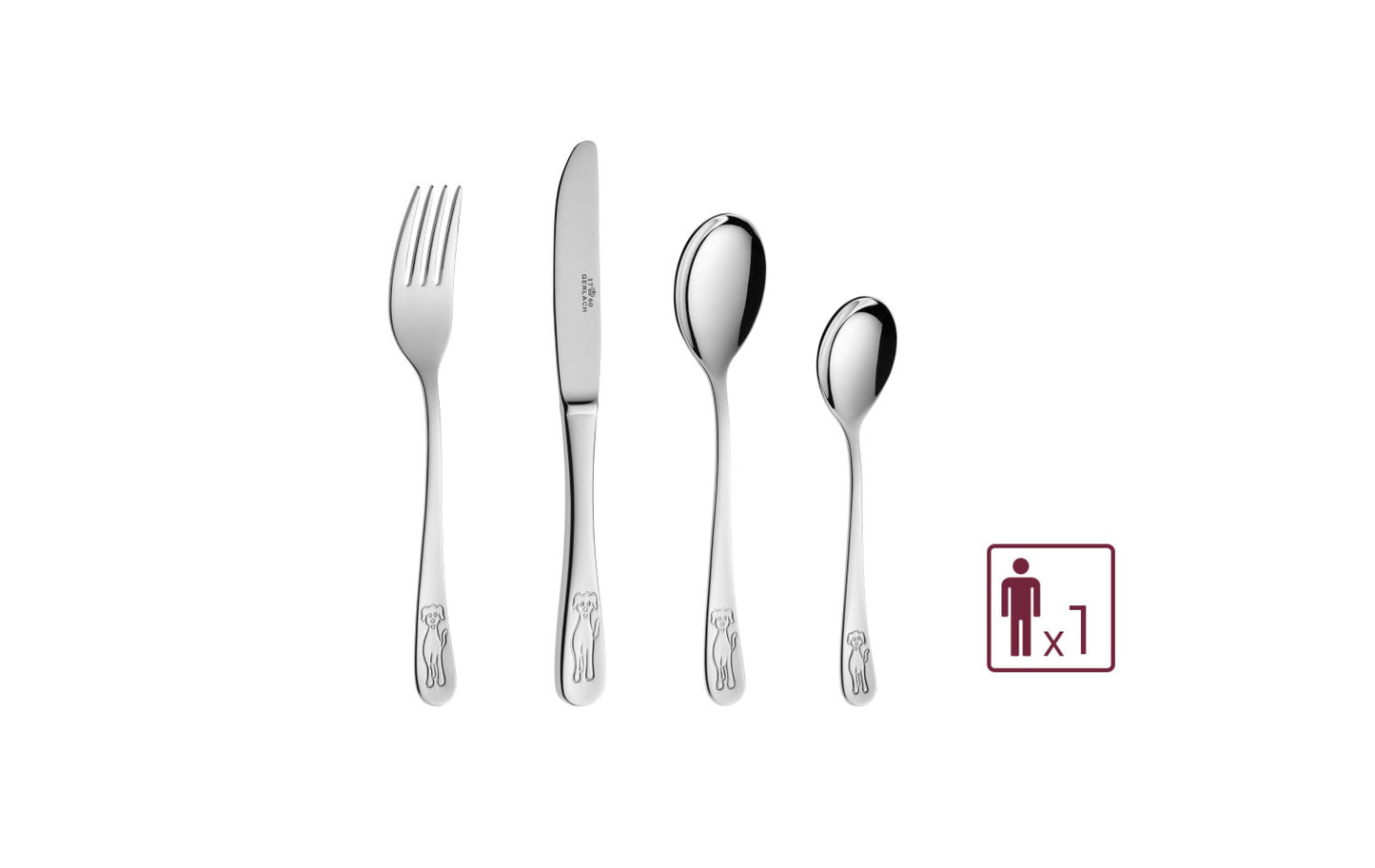 Children's cutlery BON TON DOGS