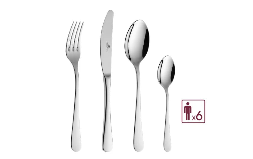 FLOW Cutlery Set - 24 pieces