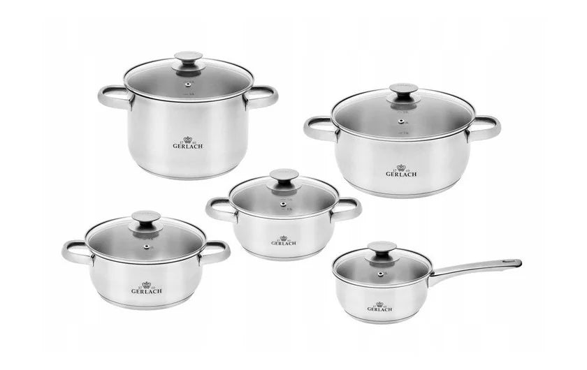 Gerlach First 10-piece cookware set