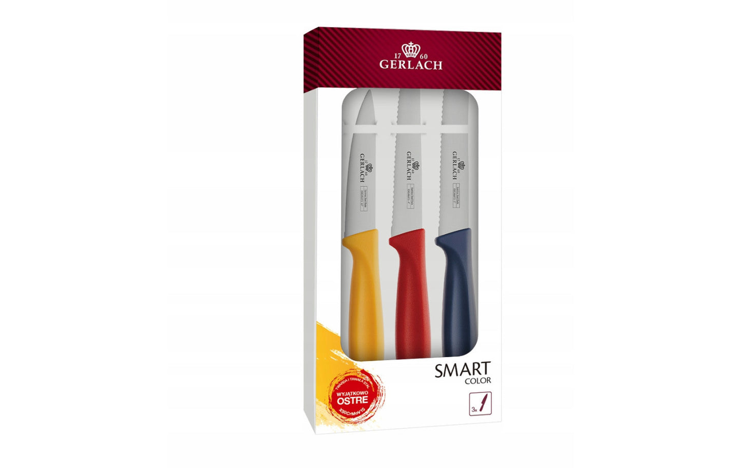 Gerlach set of 3 knives Smart Color