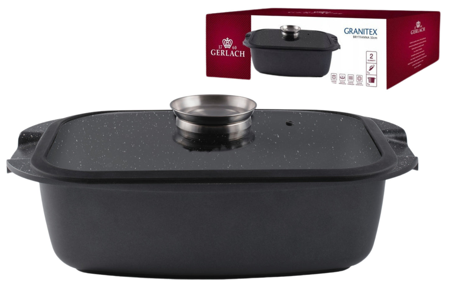 Induction baking dish GRANITEX