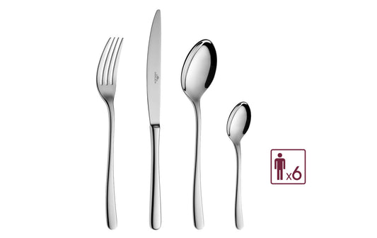 24-piece cutlery set gloss MUZA